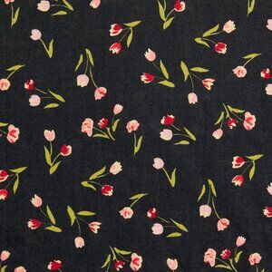 NWT Christy Dawn Simple Dawn Dress, Noir Tulips, Size Small